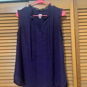 a new day dark purple top